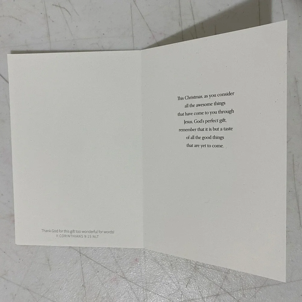DaySpring‎ Glitter Christmas Cards Open Box of 15 Roy Lessin Christian Religious